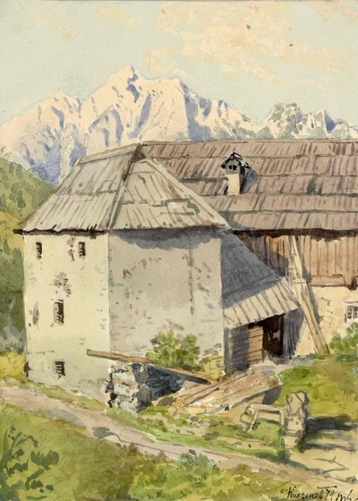 Podkoren with Ponca in the Background by Ladislav Benesch